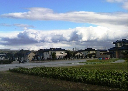 絹雲と入道雲